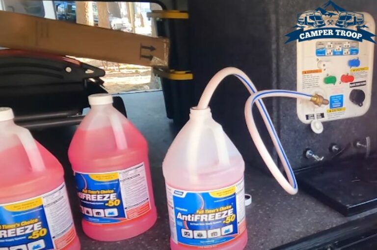Blowing Out RV Water Lines vs Antifreeze: What is Effective?